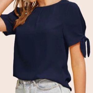 navy blue blouse